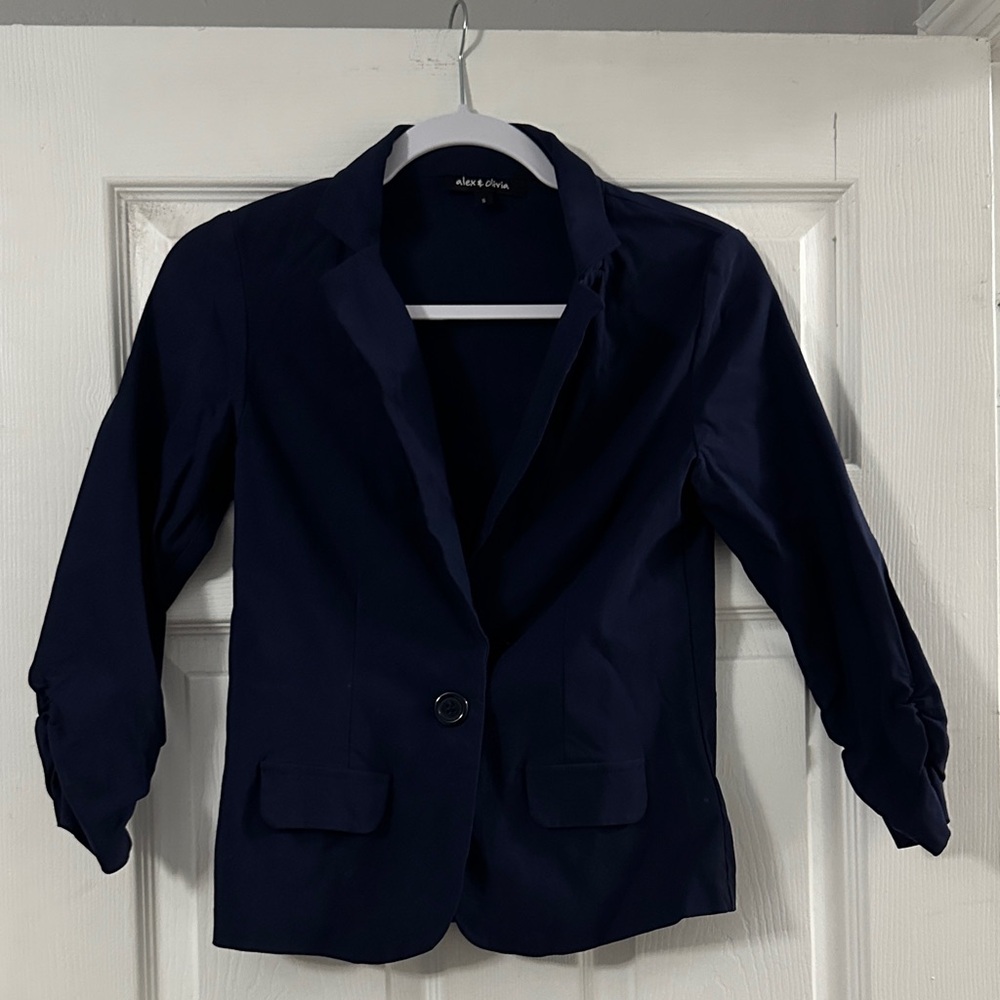 Alice + Olivia Navy Jacket